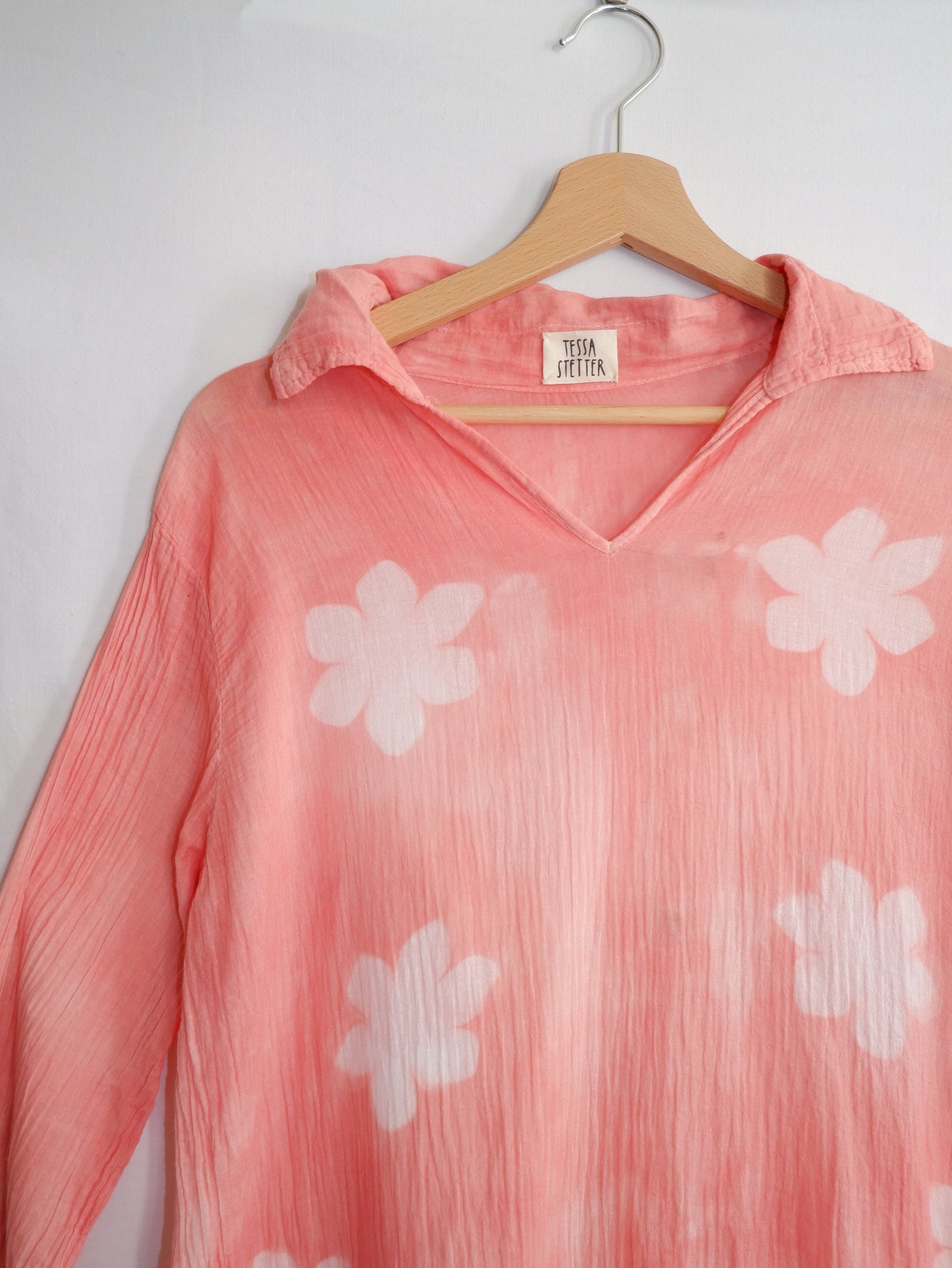 BLUSH FLOWER BLOUSE